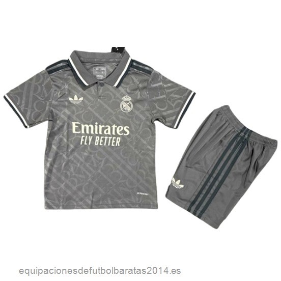 Nuevo 3ª Conjunto De Niños Real Madrid 24/25 Negro Baratas